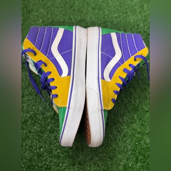 Vans Unisex Colorful High-Top Sneakers Size M-7 W-8.5 - Picture 1 of 7